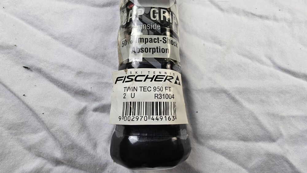 VTG NOS Fischer Twintec 950 Tennis Racket R31004, 4 1/4" Unstrung OS 112 Sq In
