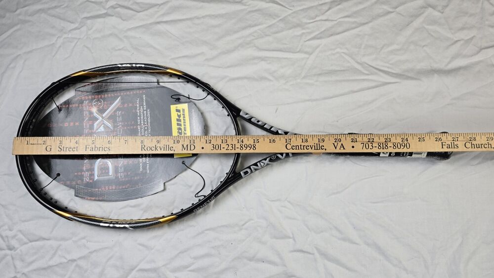 VINTAGE NOS Volkl DNX V1 Tennis Racket 243000.4, 4 1/2" Unstrung MP 102 Sq In.