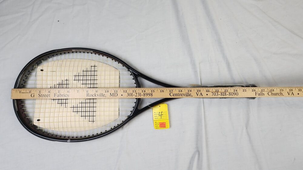 Fischer Open Constant Beam Graphite Tennis Racket - 4 1/2 in, Strung ...