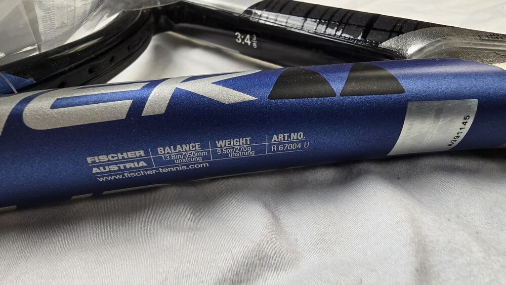 VTG NOS Fischer TwinTec 750 Tennis Racket (R30004) 4 3/8