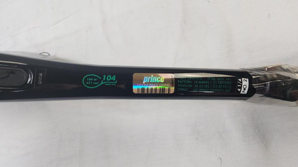 Prince Extender Ripstick Tennis Racket w/ Cover - 4 1/4 in, Longbody, MP, 1995