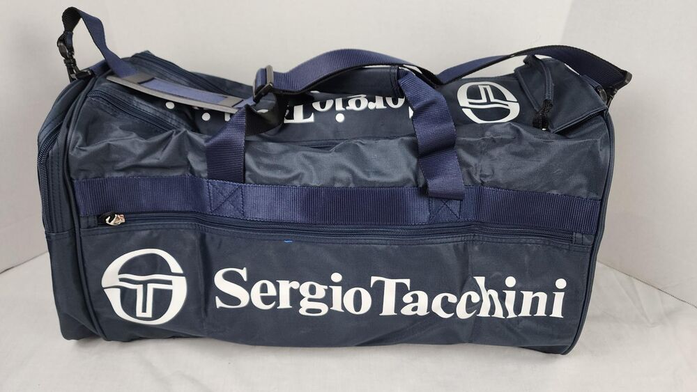 Sergio Tacchini Wolby Borsone Nylon Duffel Bag - New w/ Tags, Vintage