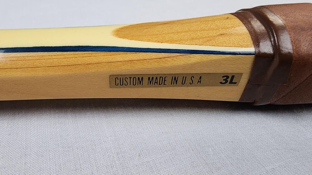 Raquette De Tennis Vintage Snauwaert John Newcombe – Bois – 4 1/2 – Neuve Belgique
