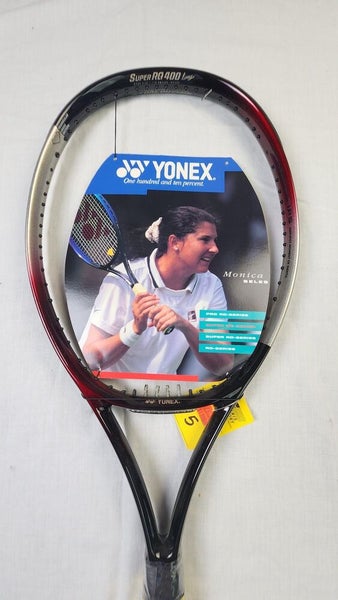 Yonex Monica Seles SuperRQ 400 Tennis Racket - 4 5/8 in, Longbody, OS, Vintage
