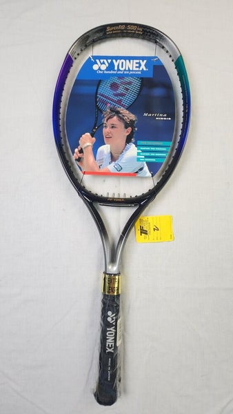 Yonex Martina Hingis Tennis Racket w/ Cover - 4 1/4 in, Longbody, MP, Vintage
