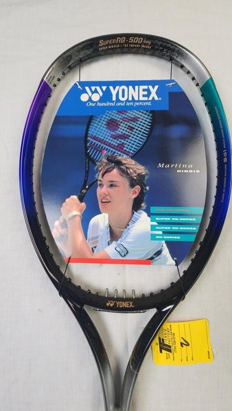 Yonex Martina Hingis Tennis Racket w/ Cover - 4 1/4 in, Longbody, MP, Vintage