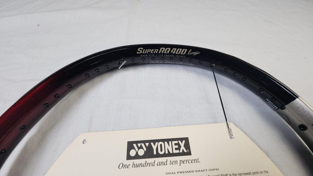 Yonex Monica Seles SuperRQ 400 Tennis Racket - 4 5/8 in, Longbody, OS, Vintage