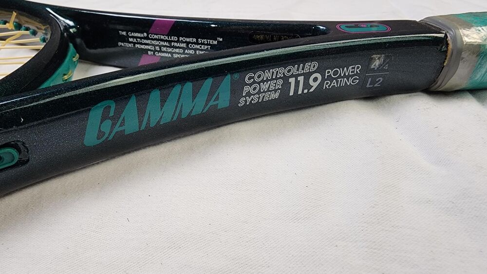 Gamma CPS XP Tennis Racket - 4 1/4 in, Strung, MP, New Old Stock, Vintage