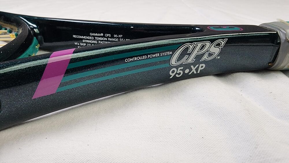 Gamma CPS XP Tennis Racket - 4 1/4 in, Strung, MP, New Old Stock, Vintage