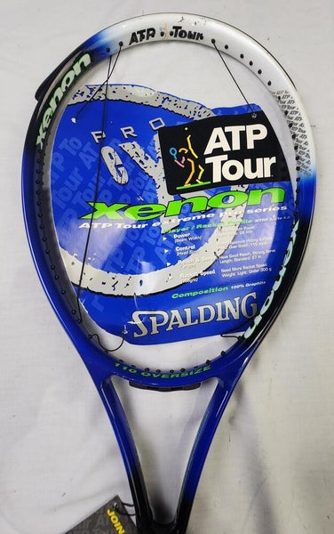 Spalding ATP Tour Xenon Tennis Racket (4381) - 4 3/8 in, Unstrung, OS, Vintage