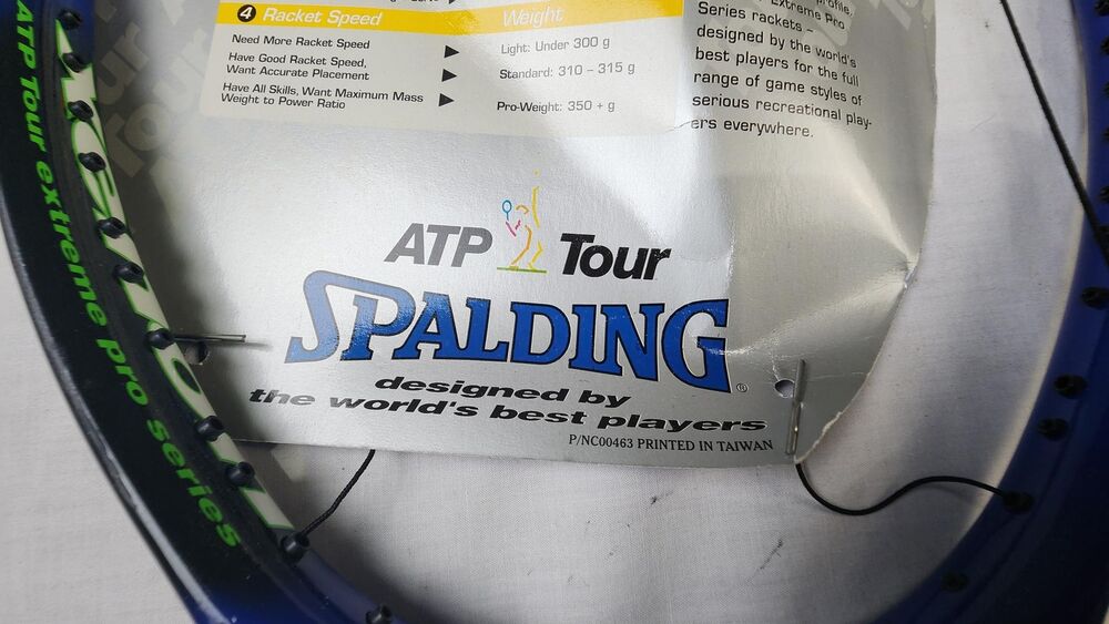 Spalding ATP Tour Xenon Tennis Racket (4381) - 4 3/8 in, Unstrung, OS, Vintage