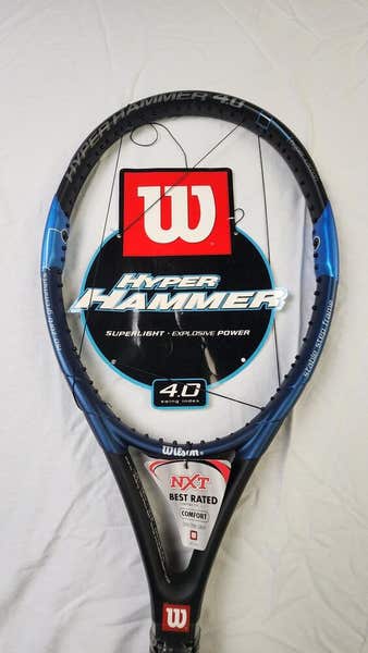Wilson Hyper Hammer 4.0 Tennis Racket w/ Dampener - 4 3/8 in