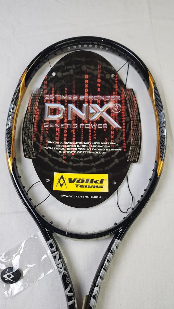 Volkl DNX V1 Tennis Racket (2430003) w/ Dampener - 4 3/8 in