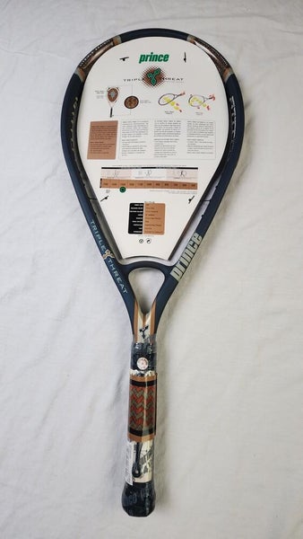 Prince Triple Threat Ring Tennis Racket (TC64) w/ Cover - 4 1/8 in, Unstrung, OS