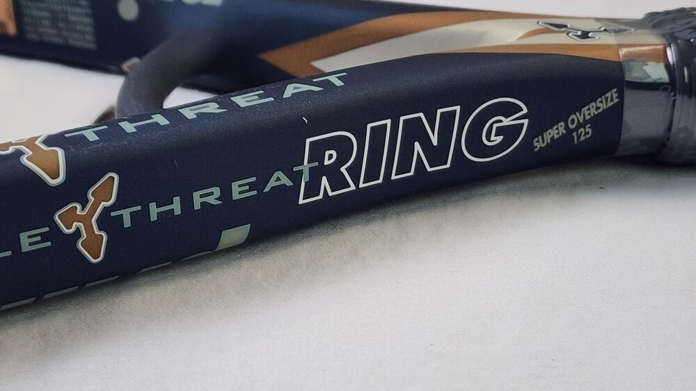 Prince Triple Threat Ring Tennis Racket (TC64) w/ Cover - 4 1/8 in, Unstrung, OS