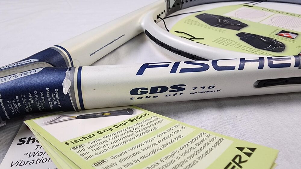 Fischer GDS Take off Tennis Racket (R2202) w/ Dampener - 4 1/2 in, Unstrung, OS
