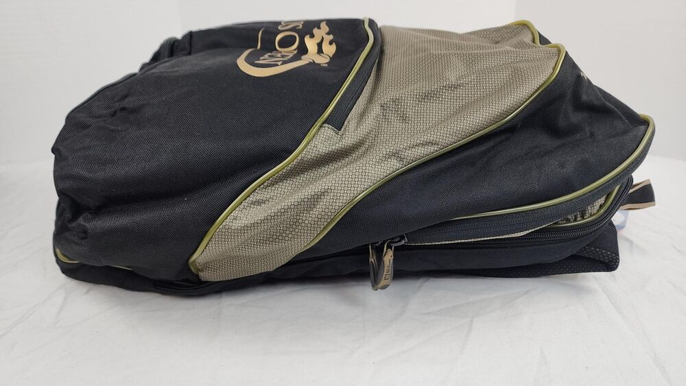 Wilson US Open Nylon Tennis Accessory Bag - New Old Stock, Vintage, Black/Gold