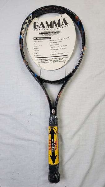 Gamma Power Strike 28 XL Tennis Racket - 4 3/8 in, Longbody, OS, New Old Stock