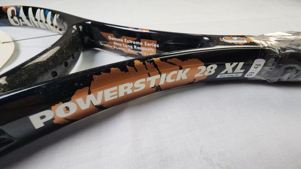 Gamma Power Strike 28 XL Tennis Racket - 4 3/8 in, Longbody, OS, New Old Stock