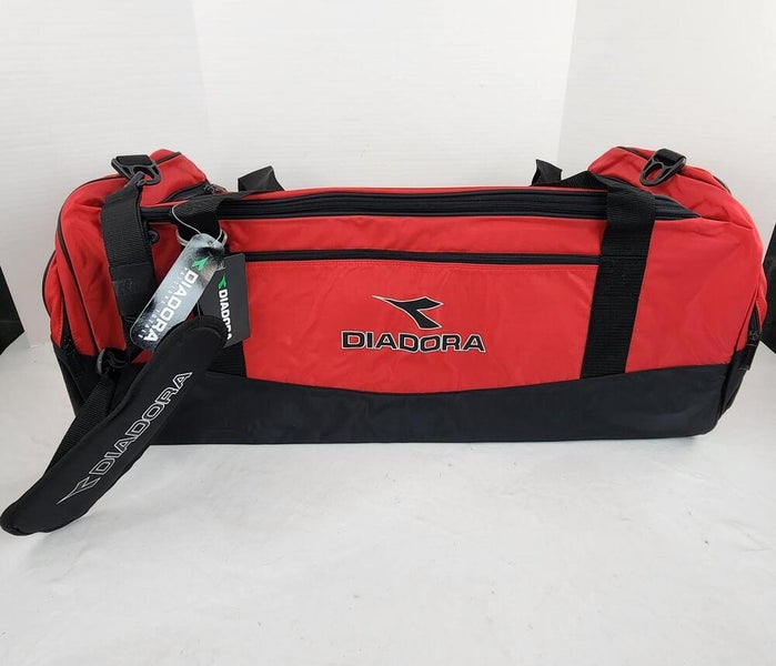 Diadora Team Tennis Racket Duffel Bag - New w/ Tags, Red