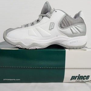 Pricne T10 Junior's Leather Tennis Shoes (8P726-862) - Youth US 5 1/2