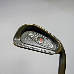 NICE ORIGINAL PING BERYLLIUM BeCu EYE2 PLUS IRON SET 2 - PW RED DOT +1/2 STIFF