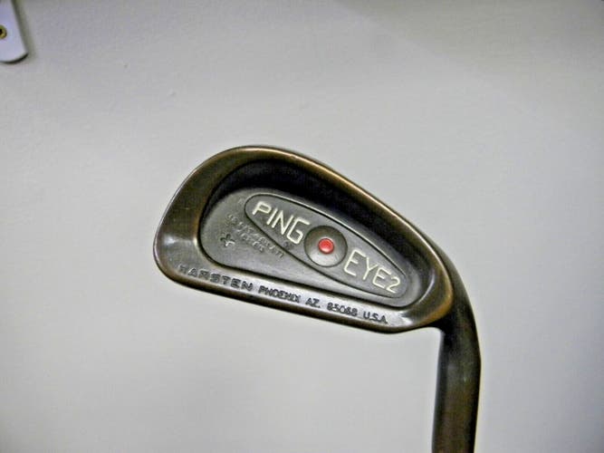 NICE ORIGINAL PING BERYLLIUM BeCu EYE2 PLUS IRON SET 2 - PW RED DOT +1/2 STIFF