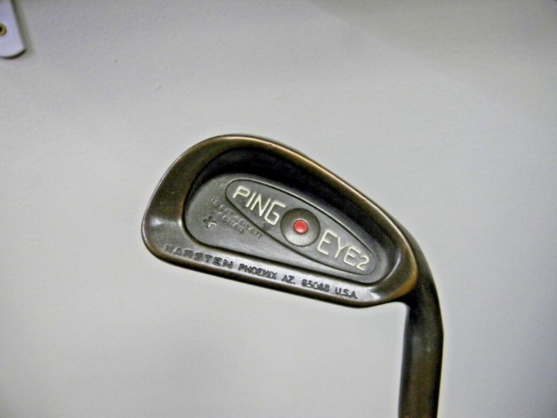 NICE ORIGINAL PING BERYLLIUM BeCu EYE2 PLUS IRON SET 2 - PW RED DOT +1/2 STIFF