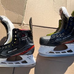 Bauer Vapor size 3EE junior hockey skates, no laces