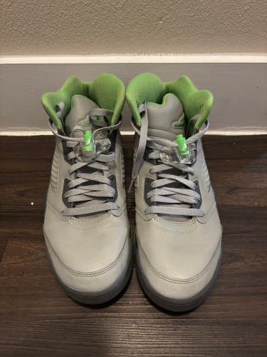 Nike Air Jordan 5 Green Bean size 10.5 DM9014-003 OG V Retro Grey