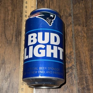 New England Patriots 2023 Bud Light NFL Kickoff  Limited Edition Team 12oz Can