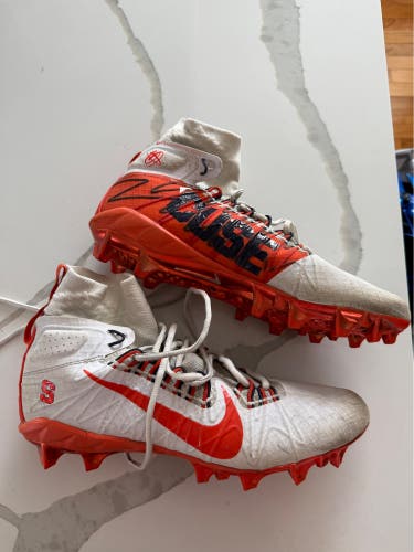 Syracuse Team Issued Nike Huarache Lacrosse Cleats