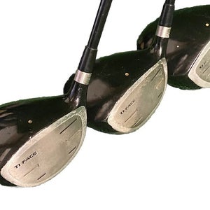 Knight Electra Ti Face Wood Set 1W, 3W, 5W Men's RH Regular Graphite New Grips