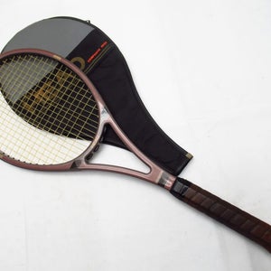 VTG AMF / HEAD COMPOSITE EDGE TENNIS RACQUET (4 5/8) LONG TERM STORAGE W/ COVER