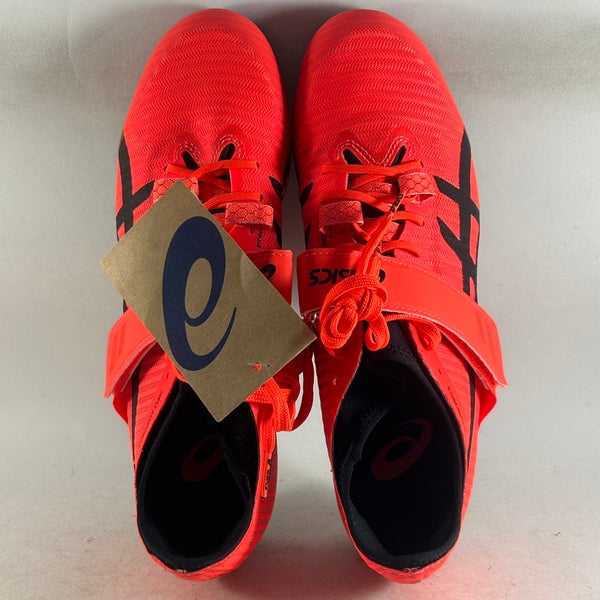 ASICS Triple Jump Pro 3 Mens Track And Field Shoes Cleats Sunrise Red Size 9.5