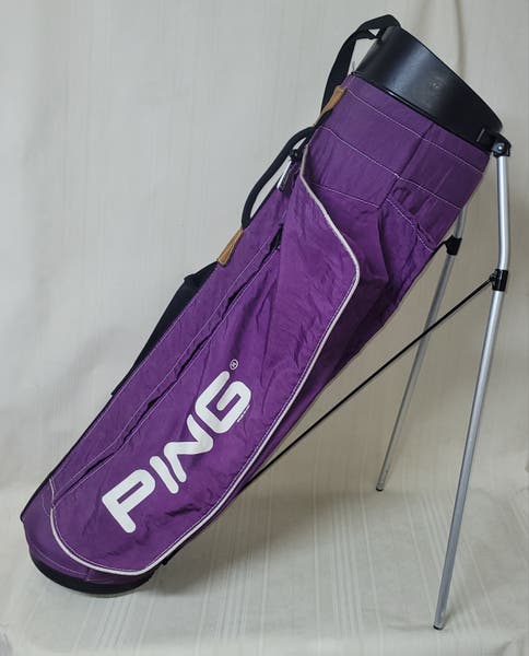PING Karsten スタンドバッグ Vintage PING HOOFER KARSTEN Carry Stand Golf Bag Gray Grey