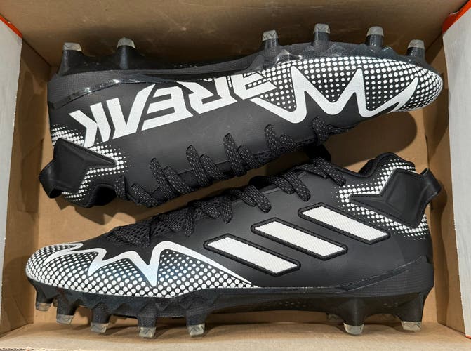 Size 11 Adidas Freak 22 Team Black White Football Cleats GW3427 Black/White NEW