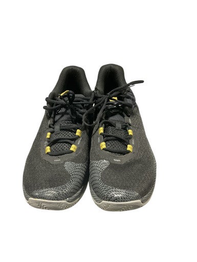 Used Under Armour SETH CURRY HOVR Basketball Shoes M Tan And Black Senior 12 11834-S000032046