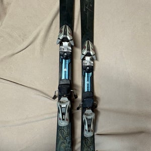 Unisex All Mountain 143 cm K2 t nine Skis With Bindings (Used)