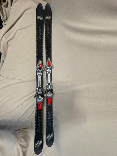Unisex All Mountain 183 cm K2 Enemy Skis With Bindings (Used
