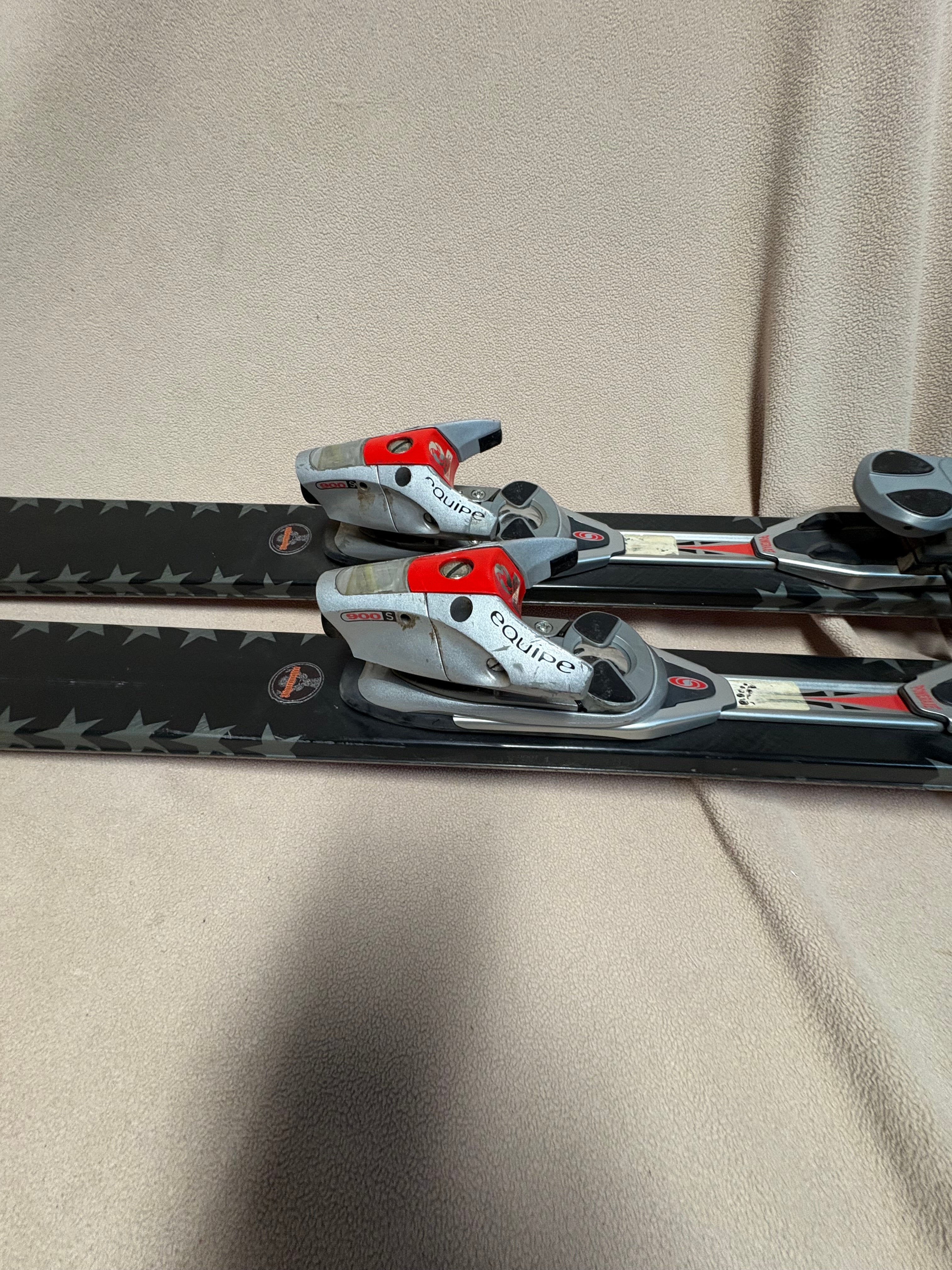 Unisex All Mountain 183 cm K2 Enemy Skis With Bindings (Used