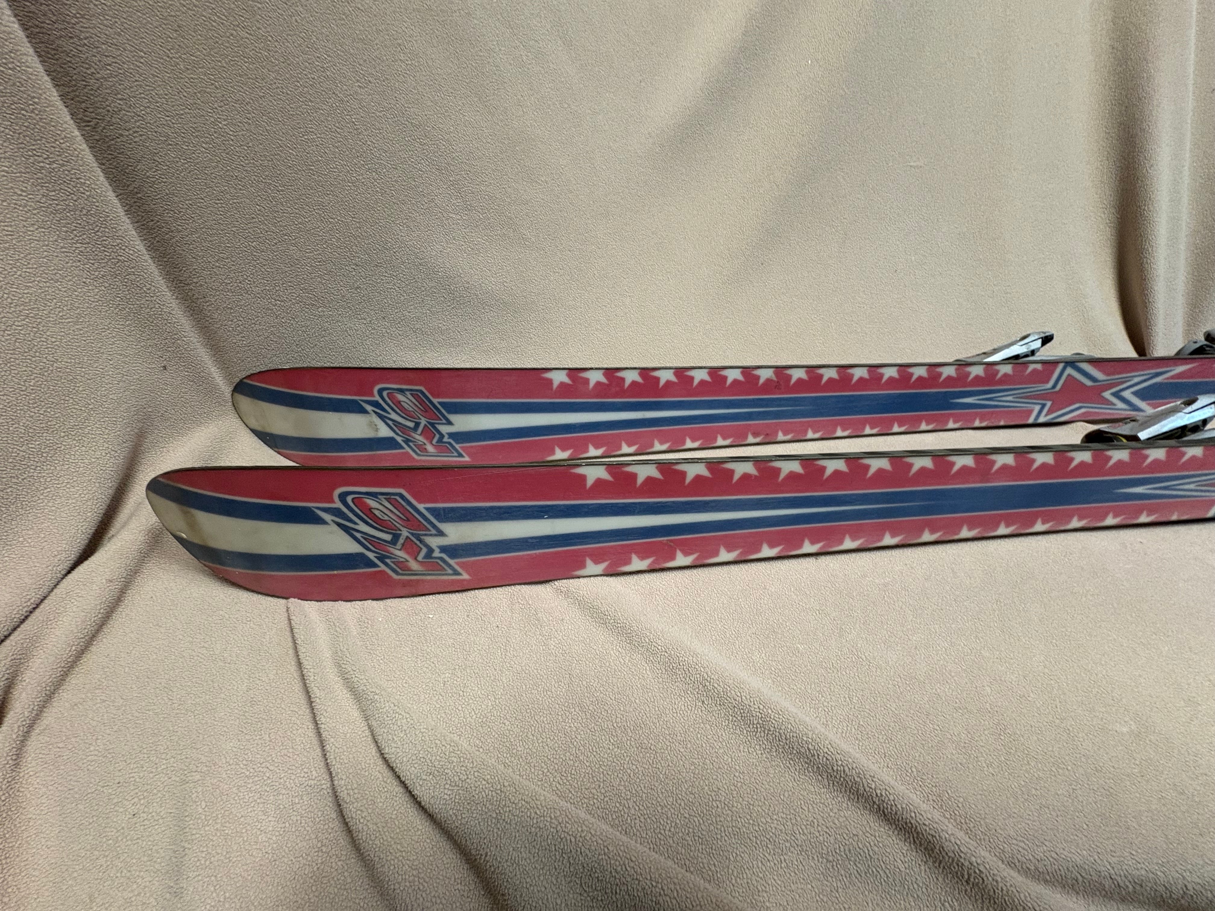 Unisex All Mountain 183 cm K2 Enemy Skis With Bindings (Used