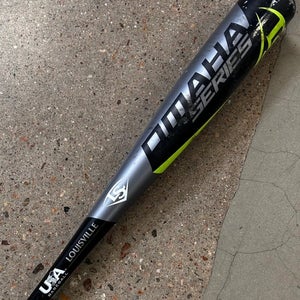 Used 2018 USABat Certified Louisville Slugger Omaha (30") Alloy Baseball Bat - 20 oz (-10)