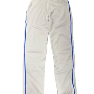 Used Alleson GRAY PANT BLUE STRIPE BB/SB Pant Boys Grey LG 11849-S000013579