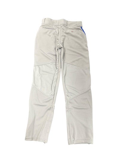 Used Alleson GRAY PANT BLUE STRIPE BB/SB Pant Boys Grey LG 11849-S000013595