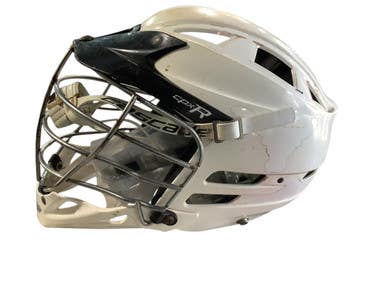 Used Cascade Cpxr Lacrosse Helmet White Fits All 10743-s000453538