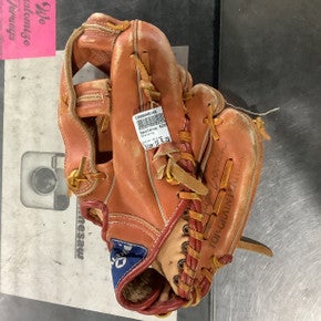 Used Spalding 42553 Bb Sb Glove Rh Throw Orange 10 1 2" 10743-c000449148