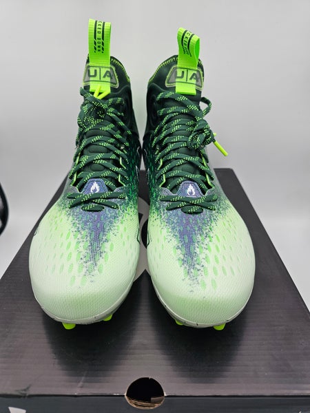 Under Armour Cleats Spotlight Lux MC 2.0 Green 3025082-300 MEN SIZE 12