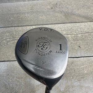 Toski Golf VDT Titanium Tungsten 1 Wood 320cc With 9o RH 45.5" Graphite Stiff