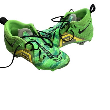 Used Nike ALPHA Adult FB Cleats Kelly green Senior 8 11760-S000072029